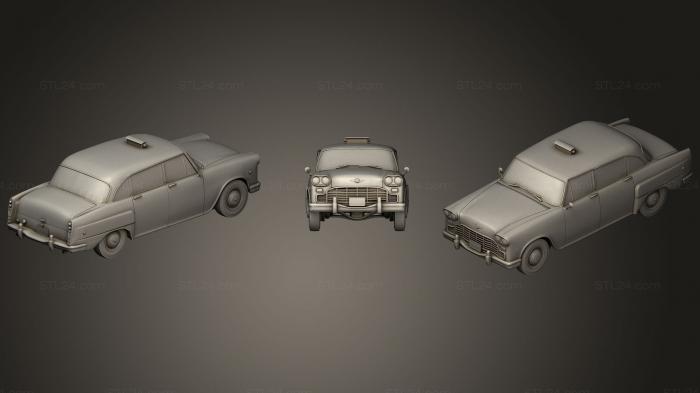 Vehicles (Checker No Ts 01, CARS_0106) 3D models for cnc